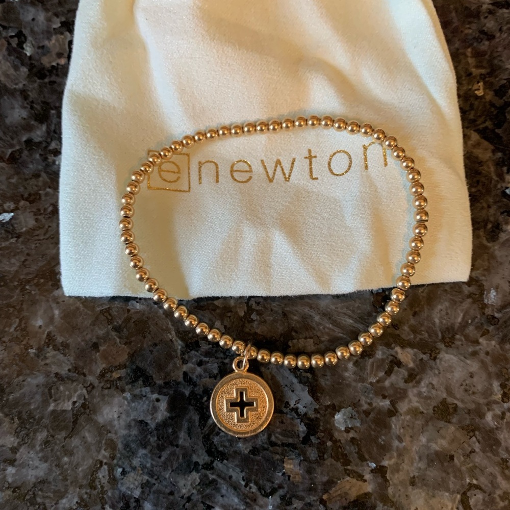 enewton 14kt gold filled cross bracelet
